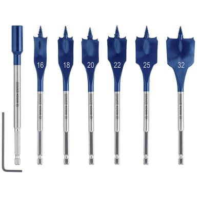 Bosch Accessories 2608900334 Træ-fræsebor-sæt 7 stk