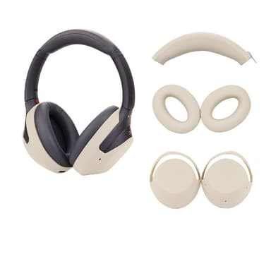 Ørepuder, pandebånd og ørepuder til SONY WH-1000XM3/4 Beige