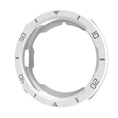 Etui og skærmbeskytter til Samsung Galaxy Watch 4/5 40 mm Hvid