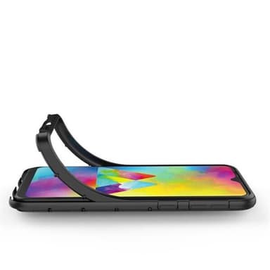Cover med Magnetbeslag og Støttering til Samsung Galaxy M20