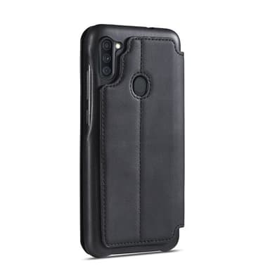 Flipcover med kortholder til Samsung Galaxy A11 Sort