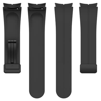 Silikone urrem 20 mm til Samsung Galaxy Watch 5/4 Sort
