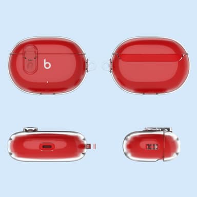 Klar TPU etui til Beats Studio Buds Gennemsigtig