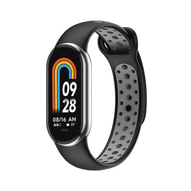 TPU urrem udskiftning til Xiaomi Mi 8 Band Sort+grå