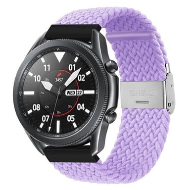 Flettet Elastik Armbånd Samsung Galaxy Watch 3 (45mm) - lightpurple