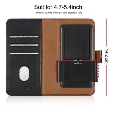 Samsung Galaxy ACE 3 Cover Etui Case (Sort)