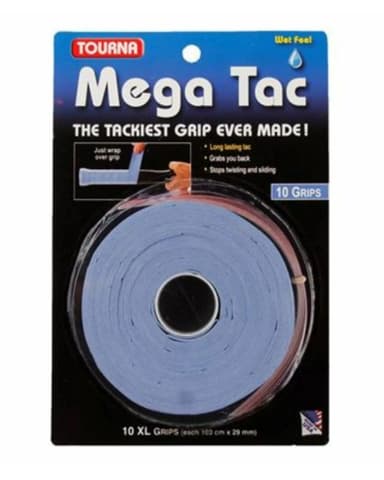 Tourna Mega Tac Grip 10-pak - Blå