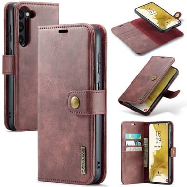 Wallet DG-Ming 2i1 Samsung Galaxy S24 FE - Rød