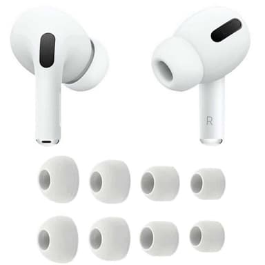 Ørepuder 8-pak AirPods Pro 2 - Hvid