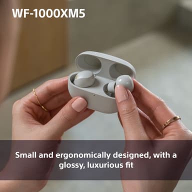 Sony WF-1000XM5 True Wireless in-ear høretelefoner (sølv)
