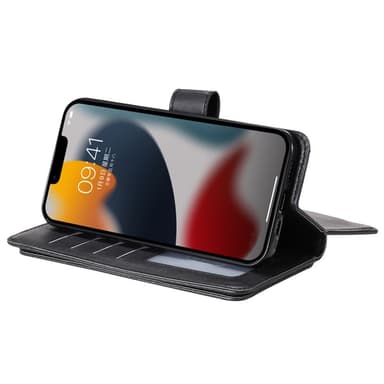 SKALO iPhone 14 Plus 10-RUM Flip Cover - Sort