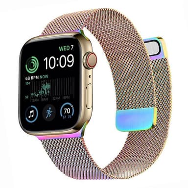 Milanese armbånd Apple Watch SE 2022 (40mm) - Rainbow