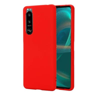 Liquid silikone cover Sony Xperia 5 III - Rød