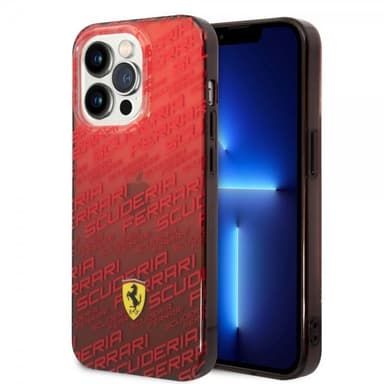 Ferrari iPhone 14 Pro Cover Gradient Scuderia Rød