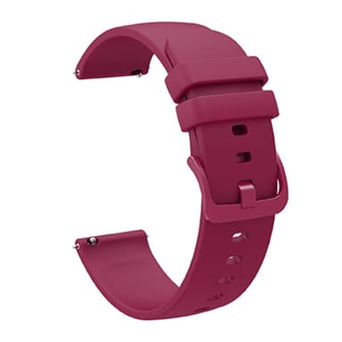 SKALO Silikonearmbånd til Samsung Watch 4 Classic 46mm - Vin rød
