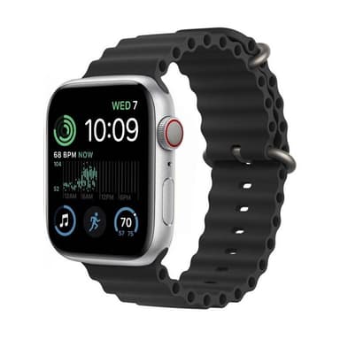 RIB Sport Armbånd Apple Watch SE 2022 (44mm) - Sort