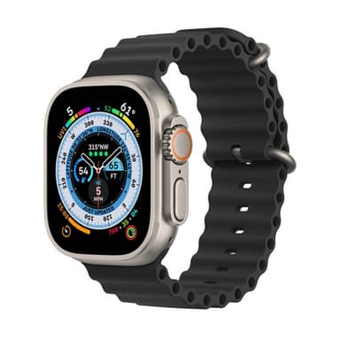 RIB Sport Armbånd Apple Watch Ultra (49mm) - Sort