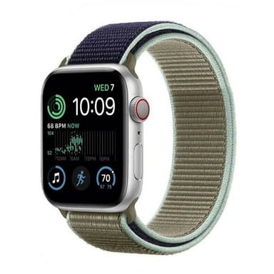 Nyon Armbånd Apple Watch SE 2022 (44mm) - Khaki Blue
