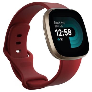 Sport Armbånd til Fitbit Versa 4 - Mørkerød