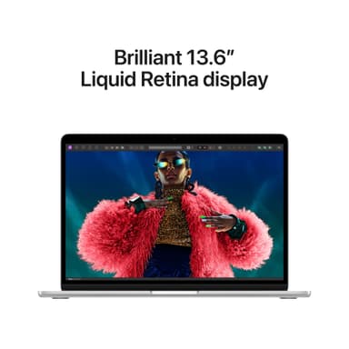 MacBook Air 13.6 M2 16/256GB (Sølv)