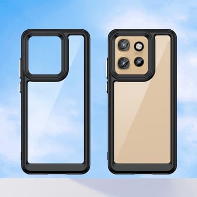 SKALO Motorola Edge 50 Neo 5G Farve Bumper Cover - Sort