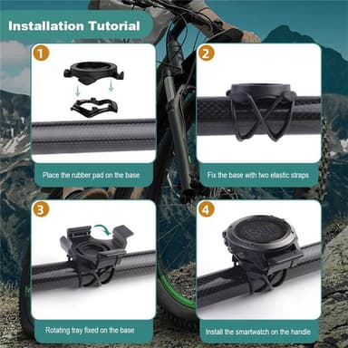Cykelholder med hurtigkobling til Garmin Epix Pro (Gen2) 51mm