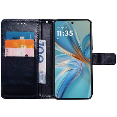 Wallet cover 3-kort Motorola Moto G75 5G - Mørkeblå