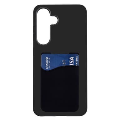 Silikone cover med kortholder Samsung Galaxy A16 5G - Sort