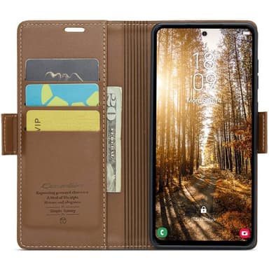 CaseMe mobilcover 023 Samsung Galaxy S24 FE - Brun