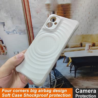 IMAK Motorola Moto G55 5G UC-6 Series Cover - Hvid