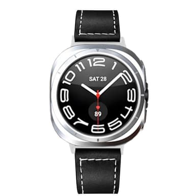 SKALO Læderrem Samsung Watch Ultra 47mm  - Sort