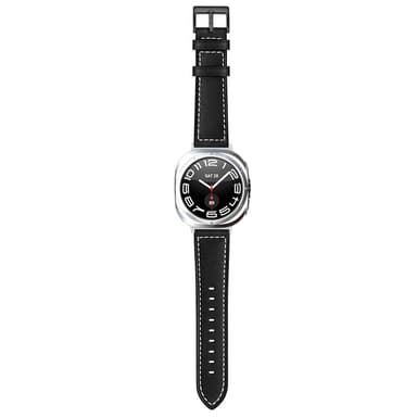 SKALO Læderrem Samsung Watch Ultra 47mm  - Sort