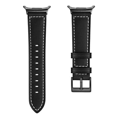 SKALO Læderrem Samsung Watch Ultra 47mm  - Sort