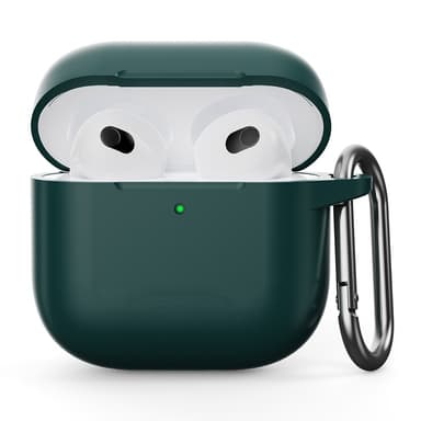 SKALO AirPods 4 Ultratyndt silikonecover - Grøn