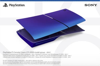PS5 Slim Chroma konsolcover (Indigo)