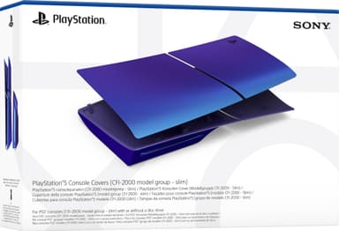 PS5 Slim Chroma konsolcover (Indigo)