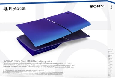 PS5 Slim Chroma konsolcover (Indigo)