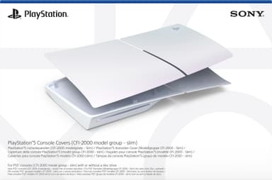 PS5 Slim Standard konsolcover (Perle)