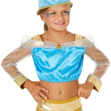 Orientprinsesse børnekostume - 116 (5-6y)
