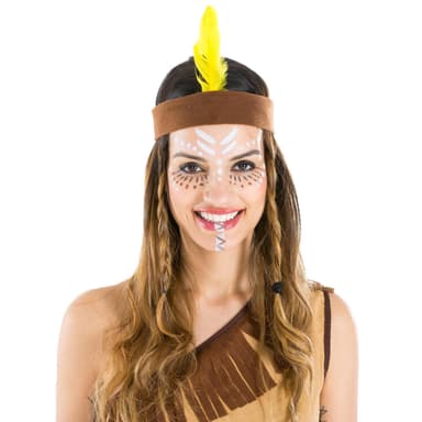 Indianerpigen Hope kostume - XL