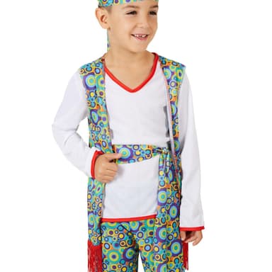 Hippie Boy børnekostume - 116 (5-6y)