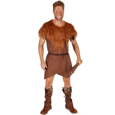 Stenalderjæger kostume - XXL