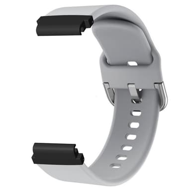 SKALO Garmin Fenix 8 Amoled 43mm Silikonearmbånd Formtilpasset - Grå