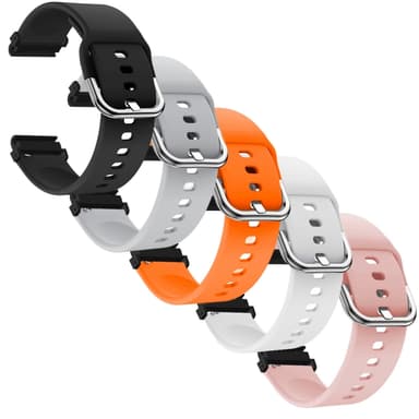 SKALO Garmin Fenix 8 Amoled 43mm Silikonearmbånd Formtilpasset - Grå