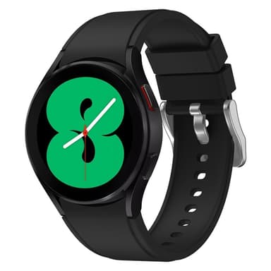 SKALO Samsung Watch 7 40mm/44mm Silikonearmbånd Formtilpasset - Sort