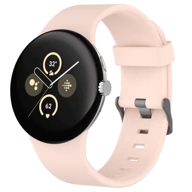 SKALO Silikonearmbånd Google Pixel Watch 3 45mm - Pink