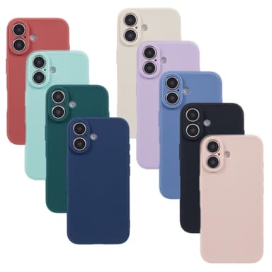 SKALO iPhone 16 Ultratynd TPU-skal - Pink