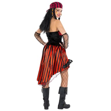 Piratkvinden Elisabeth kostume - S