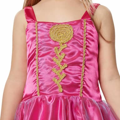 Prinsesse Rose Pink børnekostume - 152 (11-12y)