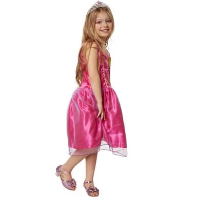 Prinsesse Rose Pink børnekostume - 152 (11-12y)